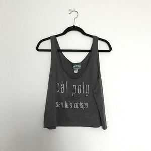 Cal Poly San Luis Obispo (SLO) Crop Tank Top